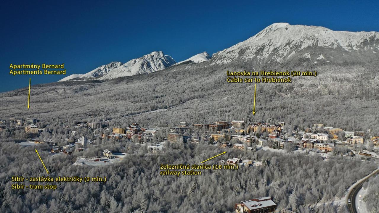 Cozy Studio With Netflix - Apartmanovy Dom Bernard Vysoké Tatry Kültér fotó